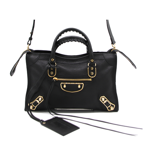 발렌시아가 METALLIC EDGE SMALL CITY BAG 432831 AQ41G 1000