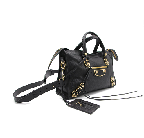 발렌시아가 METALLIC EDGE SMALL CITY BAG 432831 AQ41G 1000