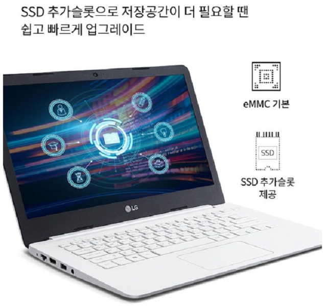 LG전자 2021 울트라 PC 노트북 14, 화이트, 14U30P-E316K, 셀러론, 1088GB, 16GB, WIN10 Pro