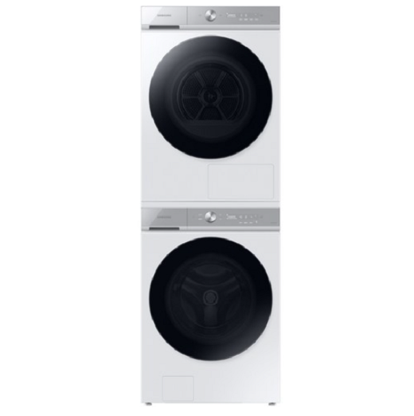 삼성전자 비스포크 그랑데 AI 드럼세탁기 21kg + 건조기 17kg + 상단 설치 키트 WF21DV17WWL